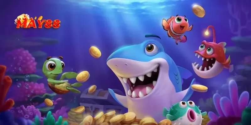 Các loại cá và phần thưởng trong game bắn cá MAY88